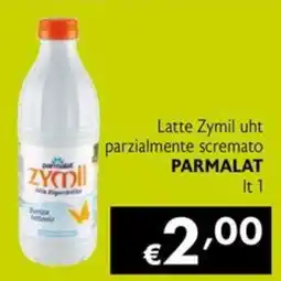 Eurospesa Latte Zymil uht parzialmente scremato Parmalat offerta