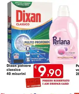 DeSpar Express Dixan polvere classico offerta