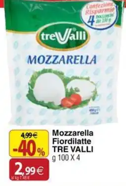 Docks Cash&Carry Mozzarella Fiordilatte Tre Valli offerta
