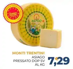Moderna Monti Trentini Asiago pressato DOP SV offerta