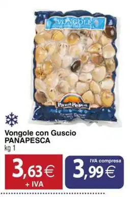 Docks Cash&Carry Vongole con Guscio PANAPESCA offerta