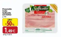 Docks Cash&Carry Prosciutto Cotto Sofficette Citterio offerta