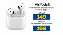 Euronics Bruno AirPods 5 offerta