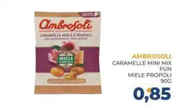 Moderna Ambrosoli caramelle mini mix fun miele propoli offerta