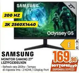 Expert Samsung monitor gaming 27" offerta