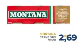 Moderna Montana carne oro offerta