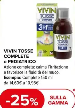 Dr.Max Vivin Tosse Complete offerta