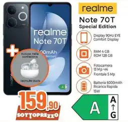 Extracoop realme Note 70T Special Edition offerta