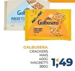 Moderna Galbusera crackers mais offerta