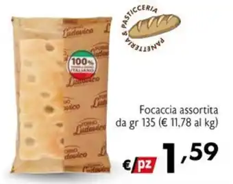 Focaccia assortita