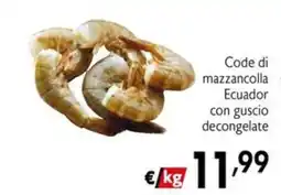 Maxi Supermercati Code di mazzancolla Ecuador offerta