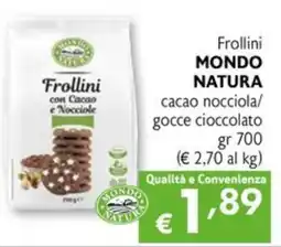 Eurospesa Frollini MONDO NATURA offerta