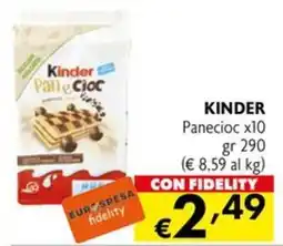 Eurospesa Kinder Panecioc offerta