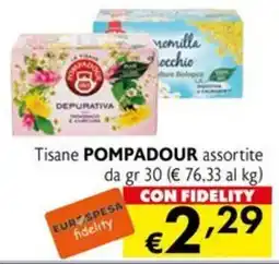 Eurospesa Tisane POMPADOUR assortite offerta