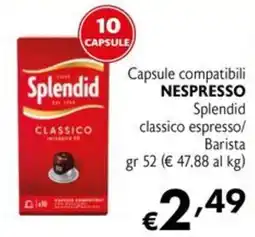 Eurospesa Splendid classico espresso offerta