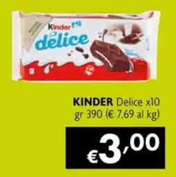 Eurospesa Kinder Delice offerta