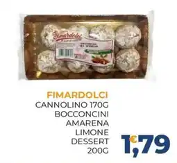 Moderna Fimardolci cannolino bocconcini amarena limone dessert offerta