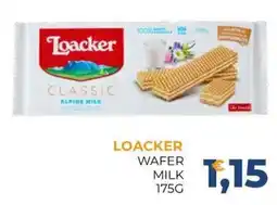 Moderna Loacker wafer milk offerta