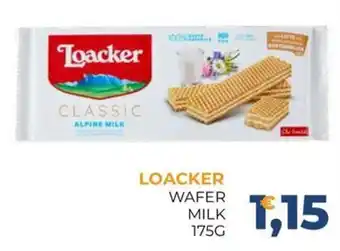 Loacker wafer milk