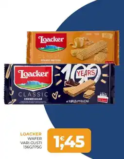 Moderna Loacker wafer vari gusti offerta