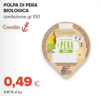 Polpa di pera biologica Consilia