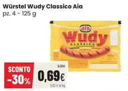 Coop Trentino Würstel Wudy Classico Aia offerta