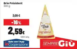 Coop Trentino Brie Président offerta