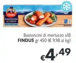 SuperW Bastoncini di merluzzo FINDUS offerta