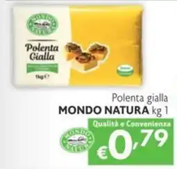 SuperW Polenta gialla Mondo Natura offerta