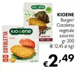Maxi Supermercati Kioene Burger/Cotoletta vegetale offerta