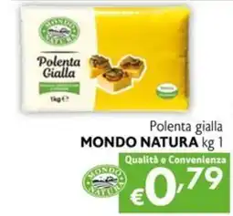 Maxi Supermercati Polenta gialla MONDO NATURA offerta