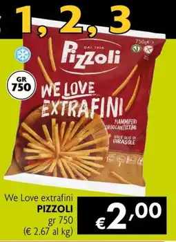 Maxi Supermercati We Love extrafini Pizzoli offerta