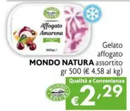 Maxi Supermercati Gelato affogato assortito Mondo Natura offerta