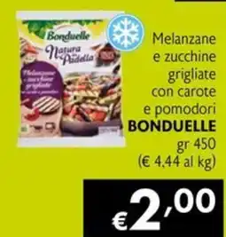 Maxi Supermercati Melanzane e zucchine grigliate con carote e pomodori Bonduelle offerta