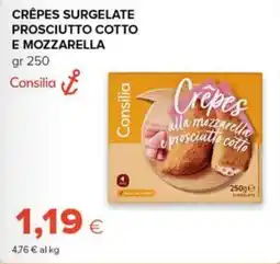 Oasi Crêpes Consilia prosciutto cotto e mozzarella offerta