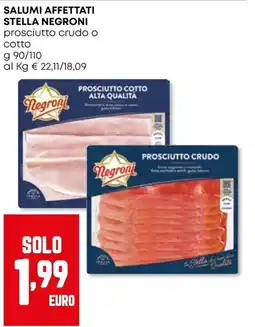 Kanguro Prosciutto crudo Negroni offerta