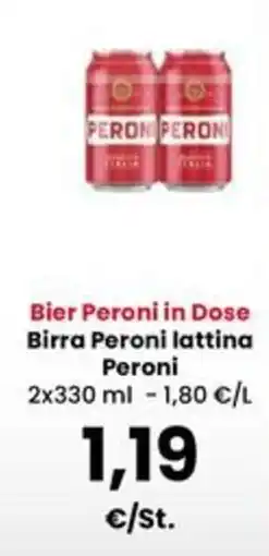 Interspar Bier Peroni in Dose offerta