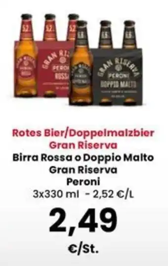 Rotes Bier/Doppelmalzbier Gran Riserva