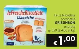 SuperW Fette biscottate classiche GrissinBon offerta