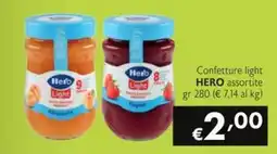 SuperW Confettura light HERO offerta