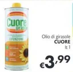 SuperW Olio di girasole Cuore offerta