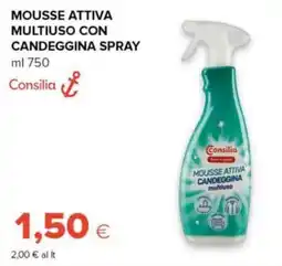 Oasi Mousse attiva candeggina multiuso Consilia offerta