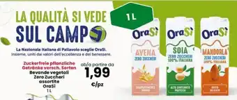 Beverande vegetali Zero Zuccheri assortite OraSi