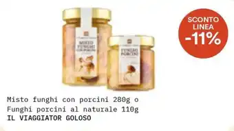 Misto funghi con porcini o Funghi porcini al naturale IL VIAGGIATOR GOLOSO