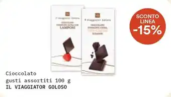 Cioccolato gusti assortiti IL VIAGGIATOR GOLOSO