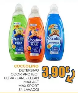 Moderna Coccolino Detersivo Odor Protect Ultra - Care - Clean Max Act Max Sport offerta