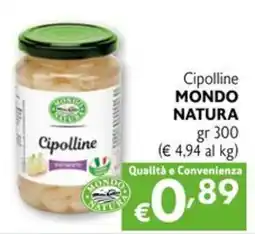Eurospesa Cipolline Mondo Natura offerta