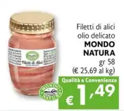 Eurospesa Filetti di Alici MONDO NATURA offerta