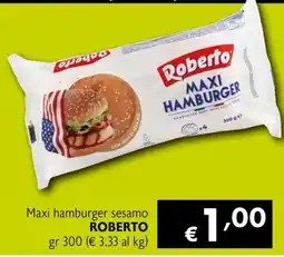 Eurospesa Maxi hamburger sesamo ROBERTO offerta