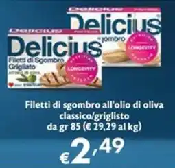 Eurospesa Delicius Filetti di Sgombro Grigliato offerta